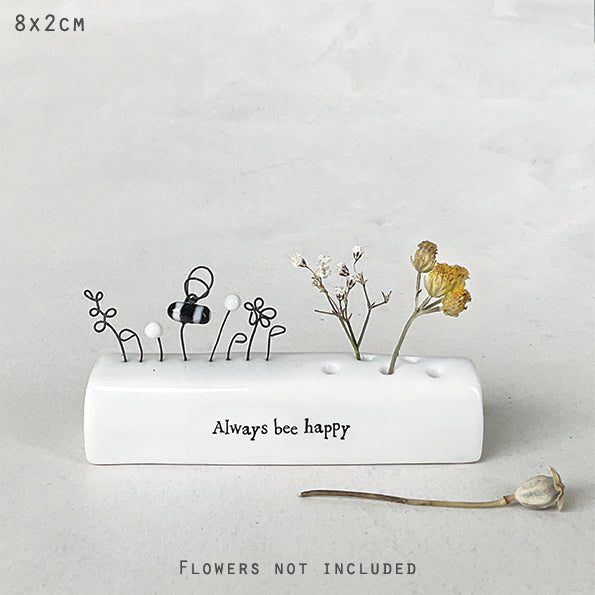 East of India 'Always be happy' Incense stick holder image 0