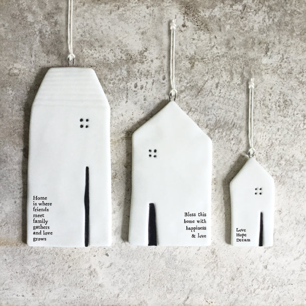 East of India Medium House Hanger 'Bless this home' image 1