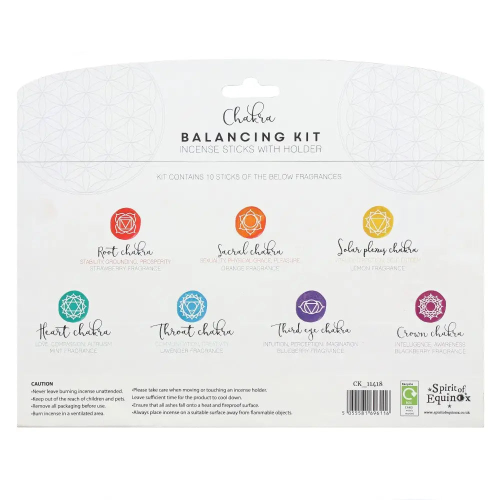 Chakra Balancing Incense Stick Gift Set image 1
