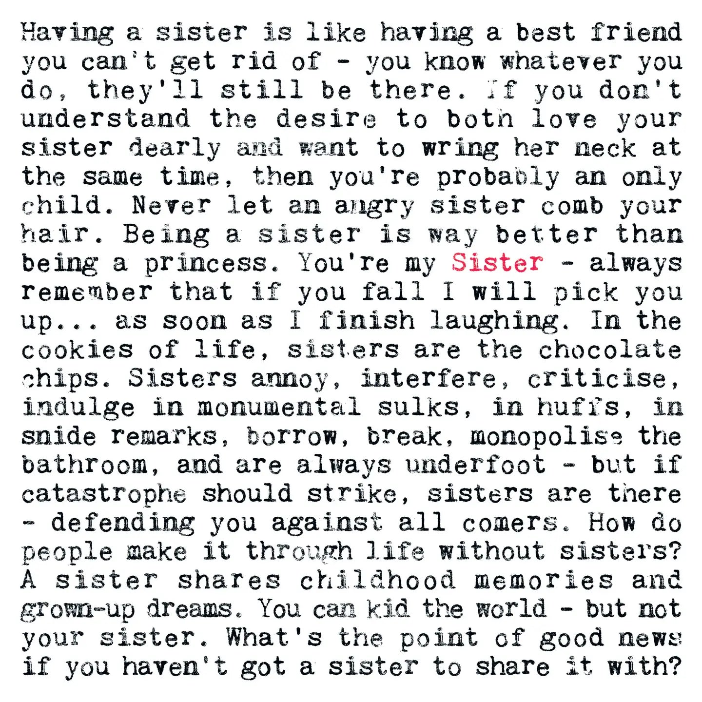 Sister Quote Card image 1