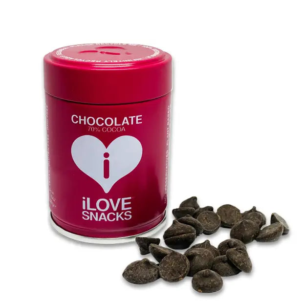 70% Cocoa Belgian Chocolate Tin, Vegan, Gmo Free, Gluten Free image 1