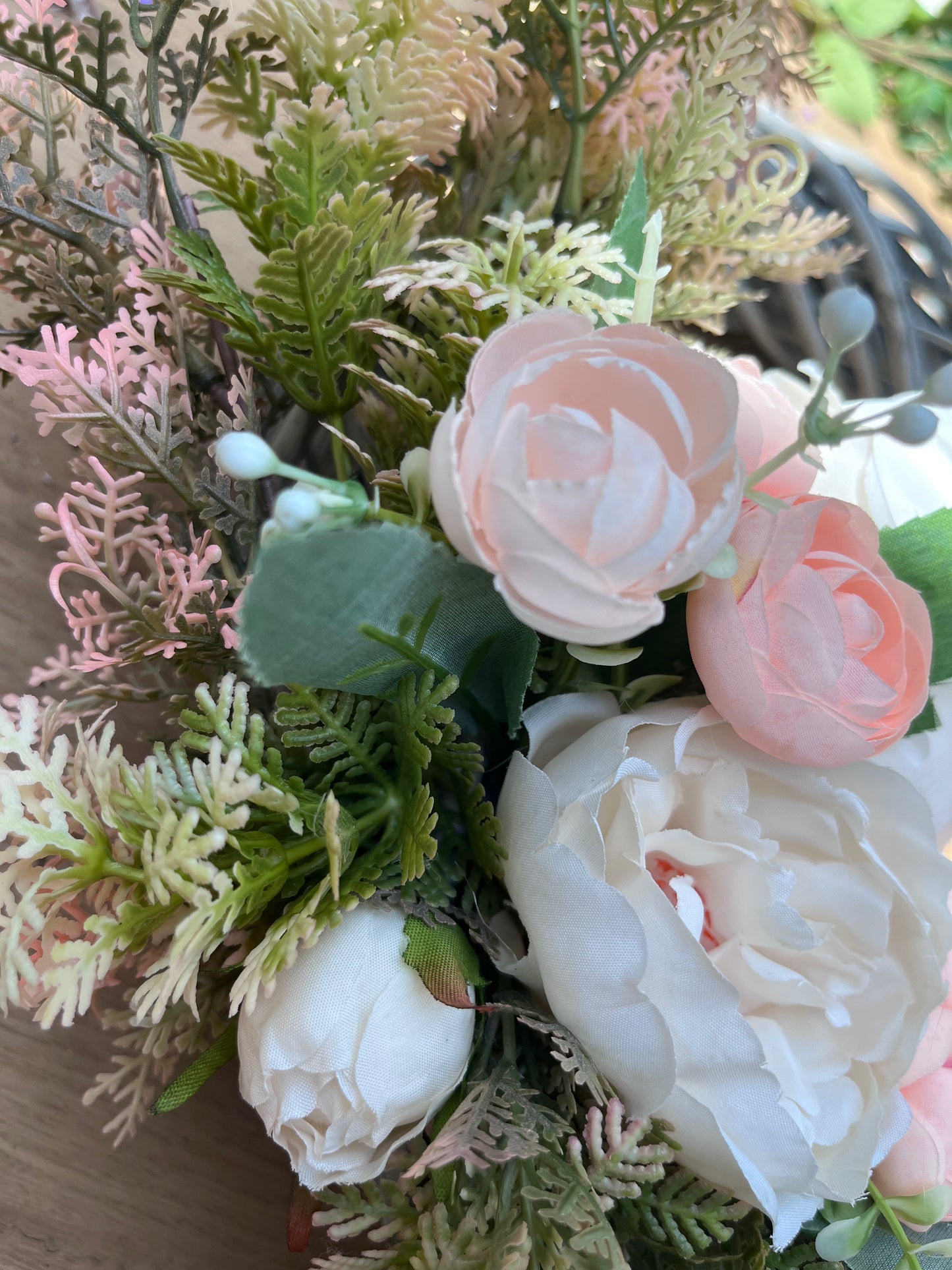 Petal Whisper - Handmade Artificial Wreath with FREE personalised hanger