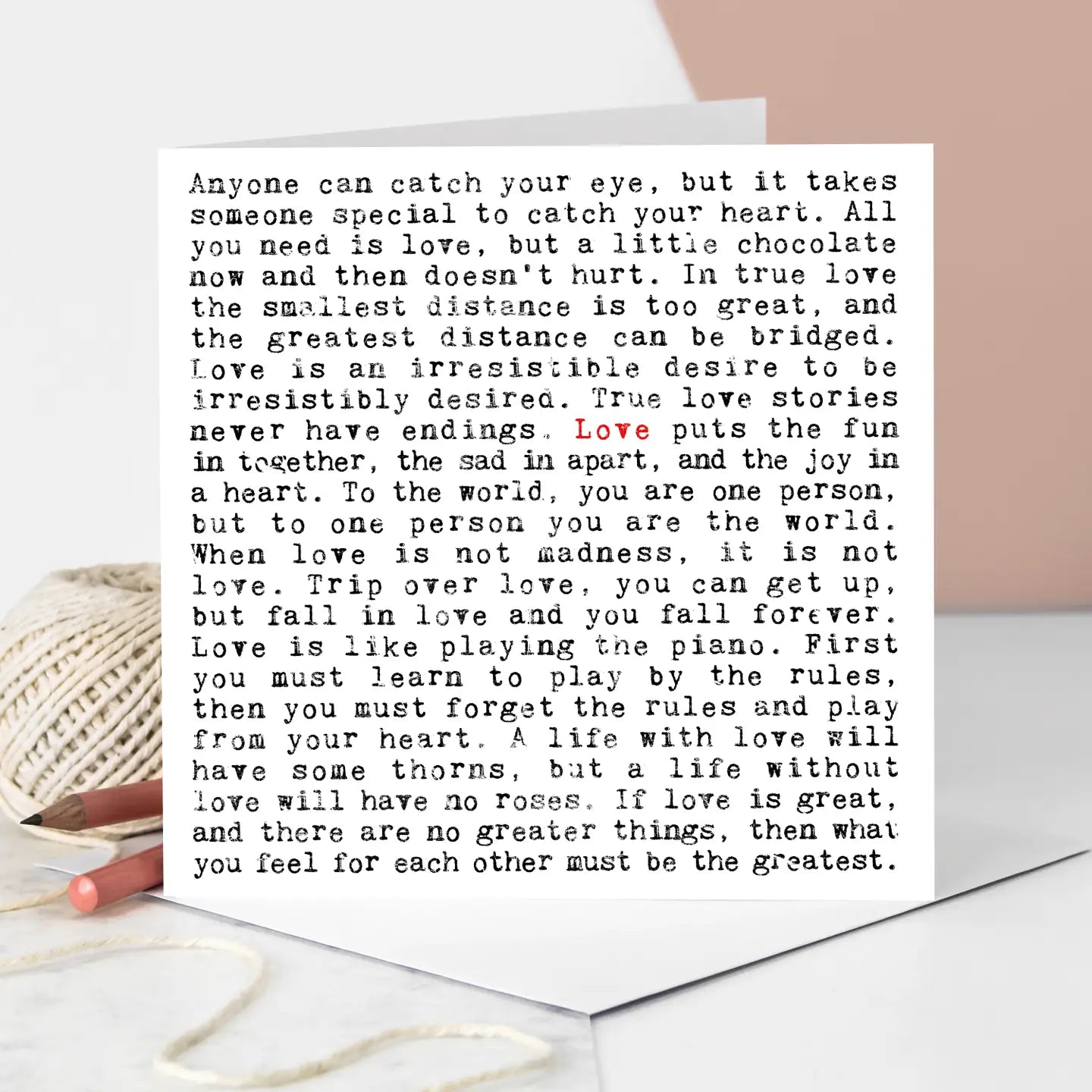 Love Quote Card image 0