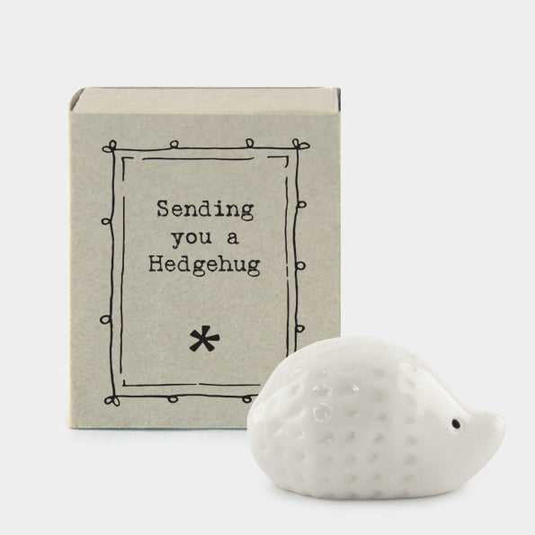 East of India 'Sending you a Hedgehug' Matchbox Hedgehog image 2