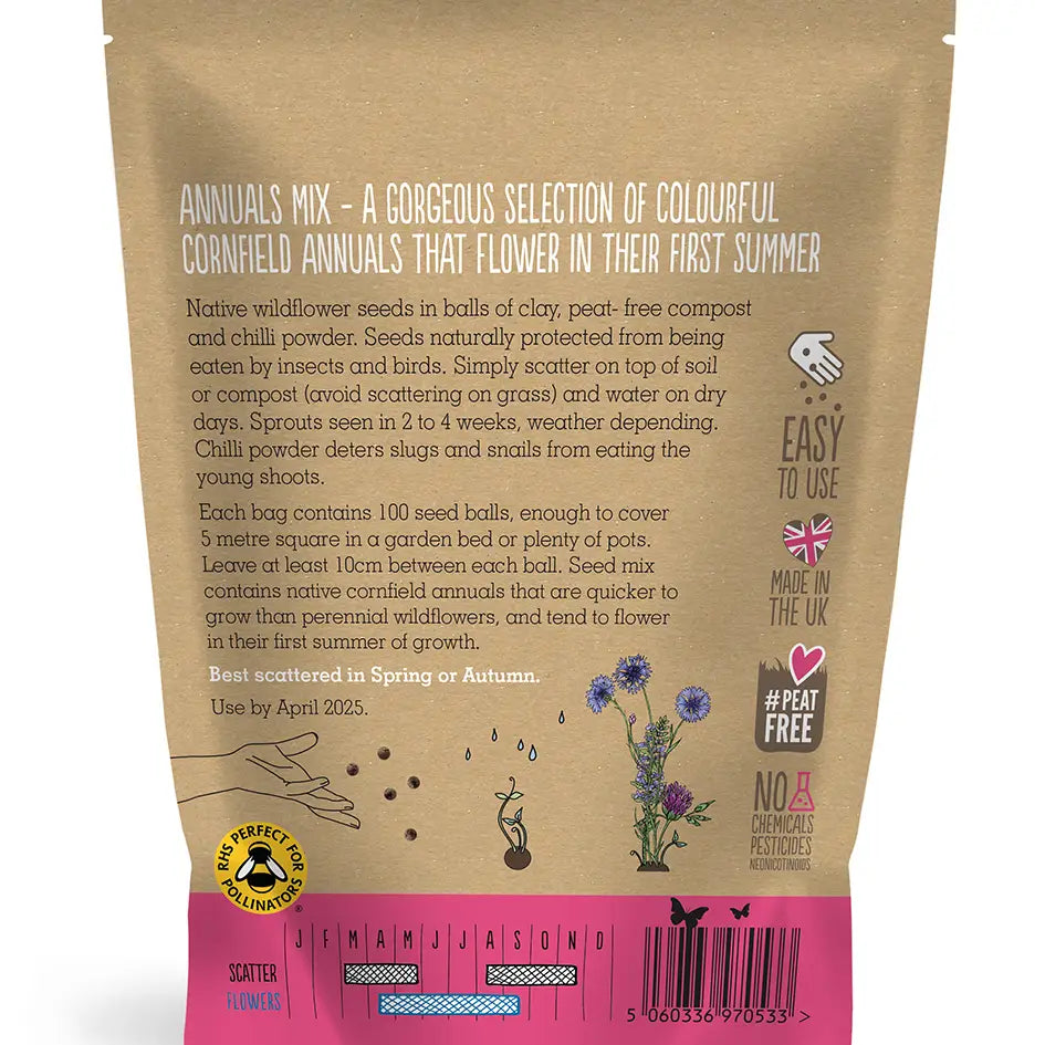 Seedball Wildflower Grab Bags - Annuals Mix image 3