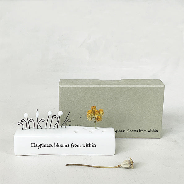 East of India 'Happiness blooms from within' Incense stick holder image 2