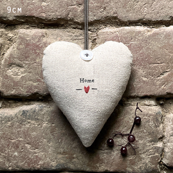 East of India Linen Heart 'Home' image 0