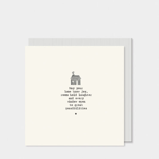 East of India Square Card 'Life isn't about waiting for the storm' image 1