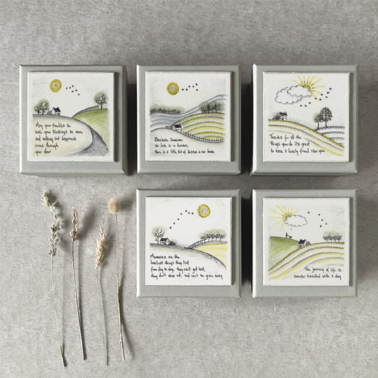 East of India Boxed Candle 'May your troubles' image 1