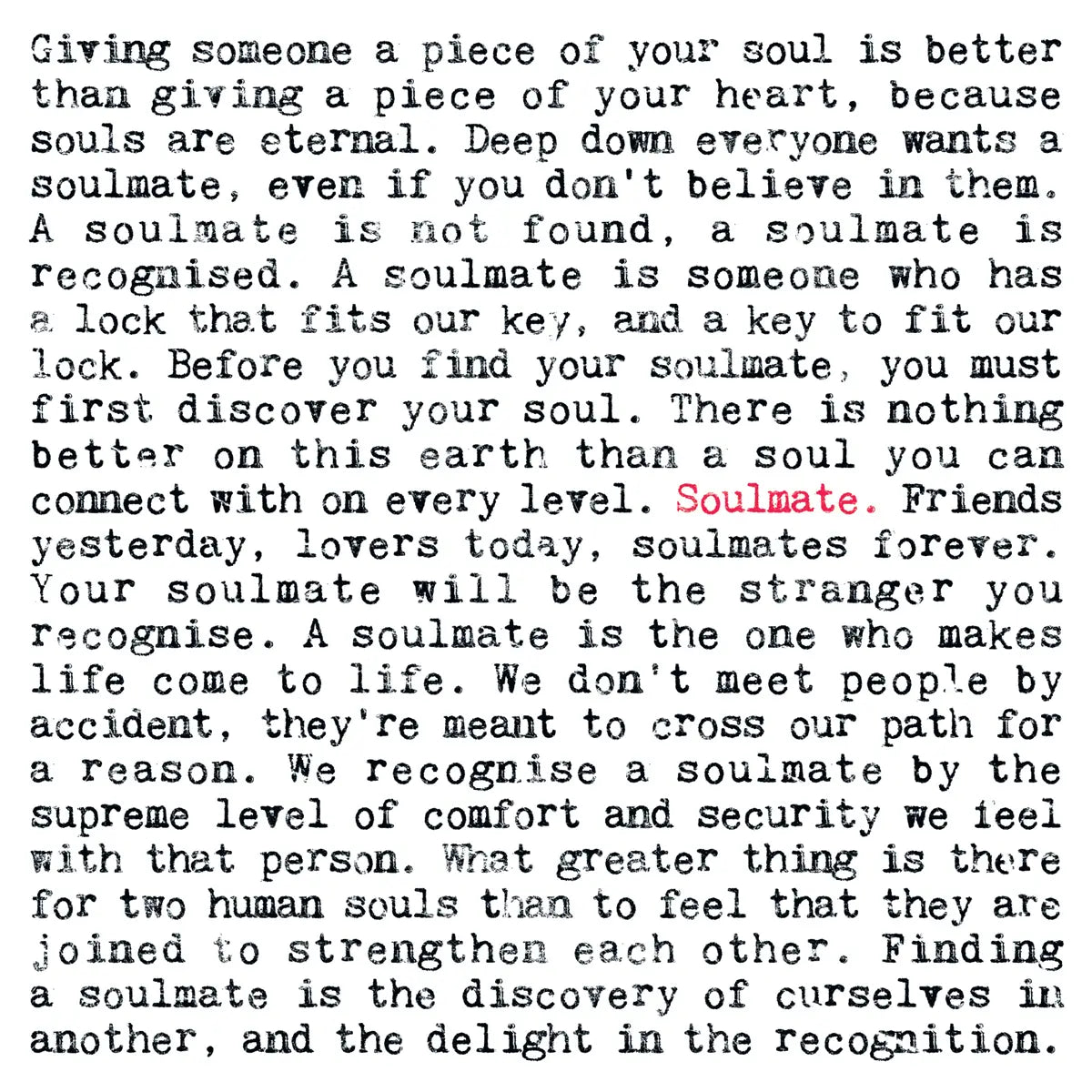Soulmate Quote Card image 1