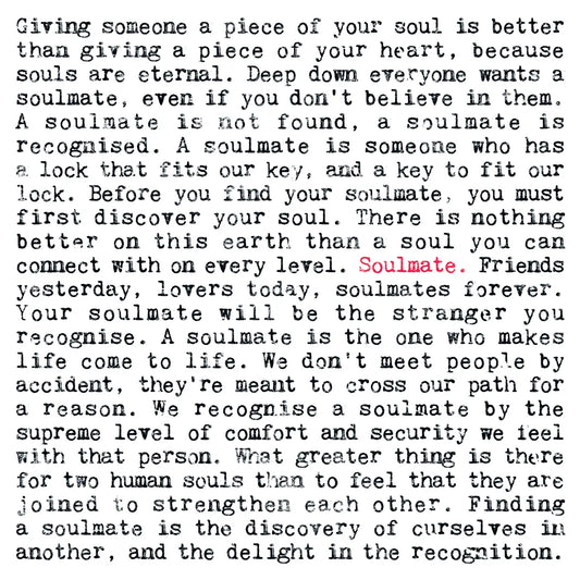 Soulmate Quote Card image 1