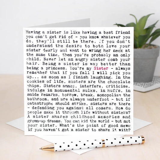 Sister Quote Card image 0