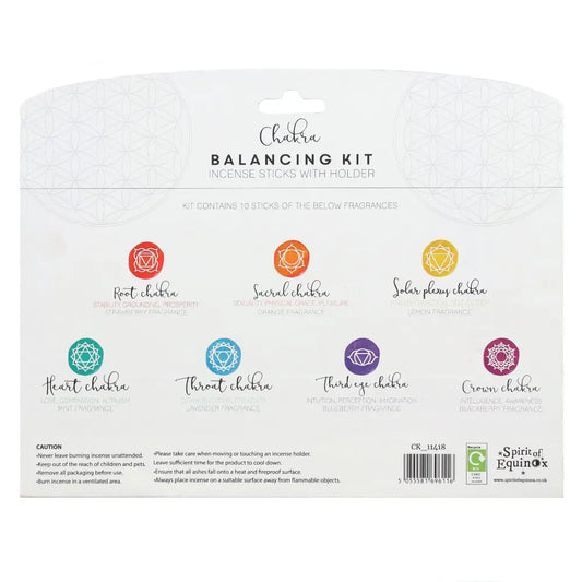Chakra Balancing Incense Stick Gift Set image 1