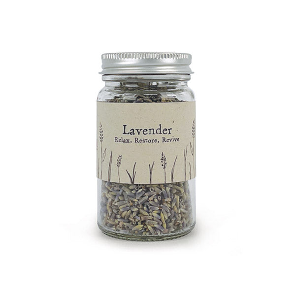 East of India Natural Lavender Jar image 2