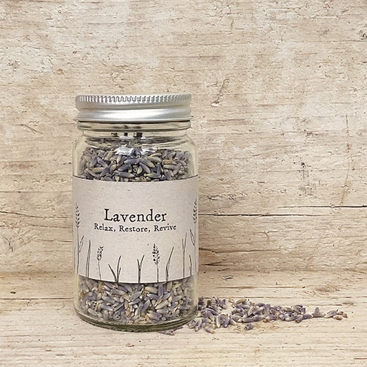 East of India Natural Lavender Jar image 0