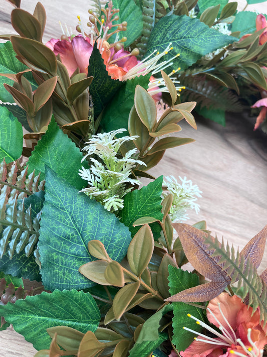 Woodland Glow - Handmade Artificial Wreath with FREE personalised hanger
