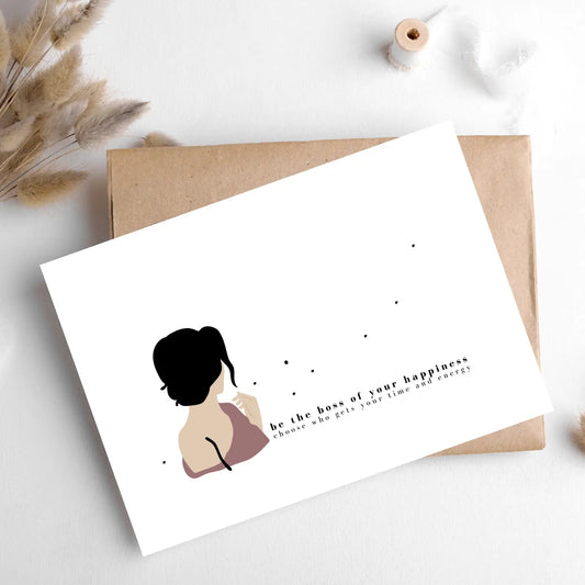 Boss of your happiness Card image 0