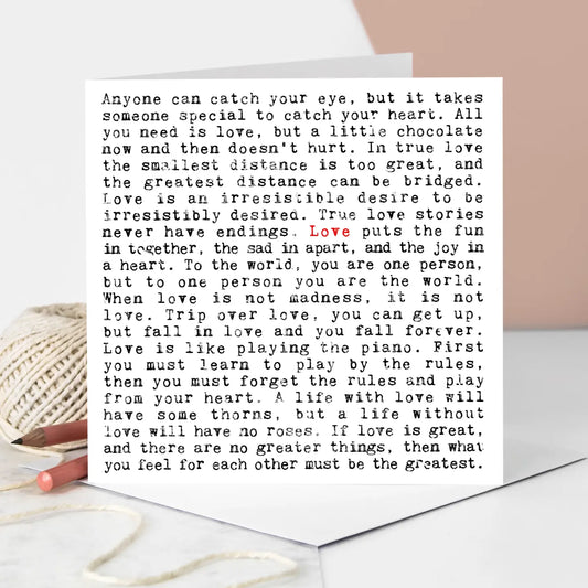 Love Quote Card image 0