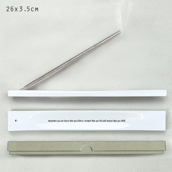 East of India Incense Holder 'Remember you are braver' image 0
