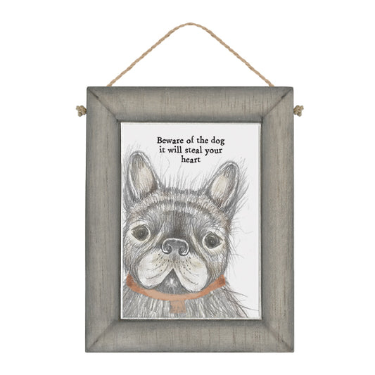 East of India Dog Picture 'Beware of the dog it will steal your heart' image 1