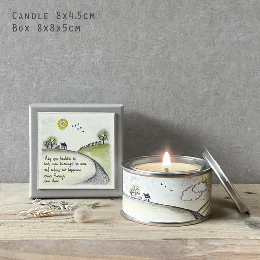 East of India Boxed Candle 'May your troubles' image 0