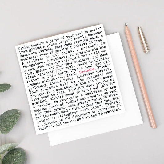 Soulmate Quote Card image 0
